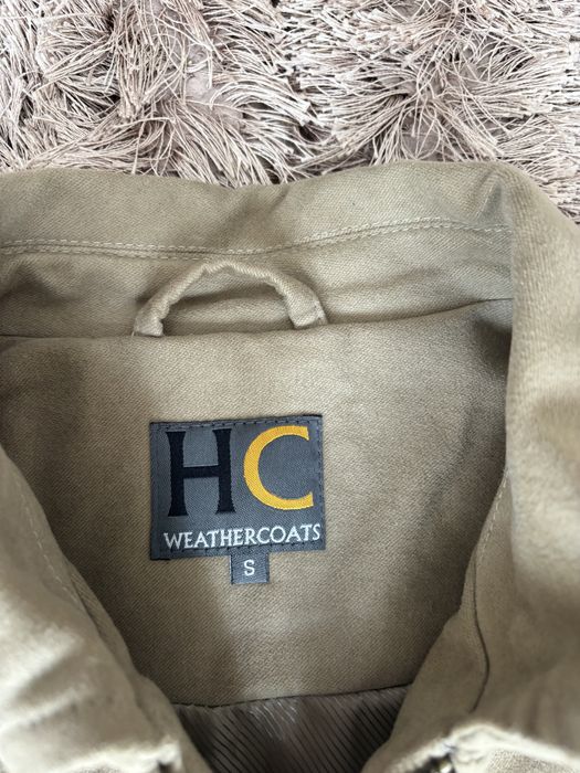 Jachetă Bărbătească HC Weathercoats Bej / Kaki Stil Harrington (Mărimea S) – Stare Excelentă