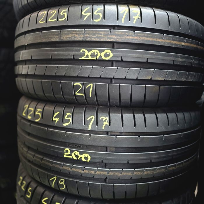 2x 225/45/17 VARA DUNLOP 2019 Stare excelentă