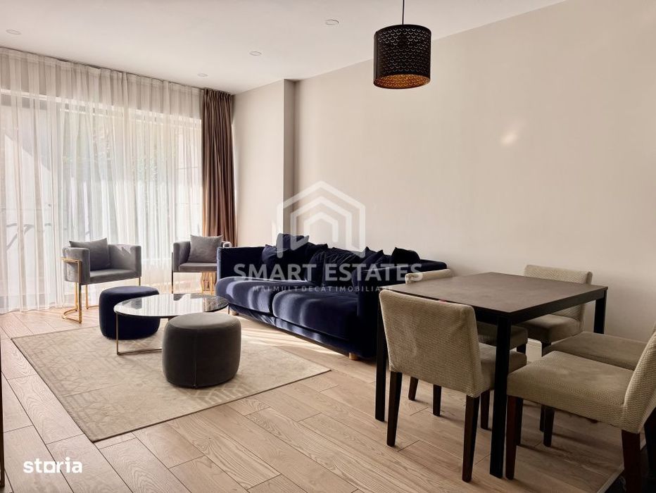 Apartament 3 camere de vanzare cu gradina 53mp  II Pipera II Parcare