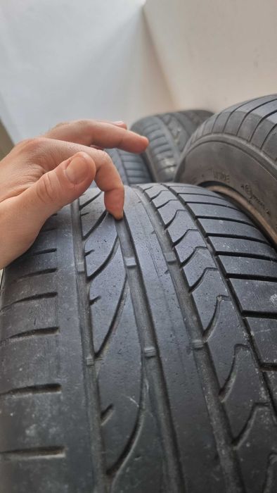 4 Jante Mazda, cauciucuri vara Bridgestone Potenza 215/50/r17 5x114.3