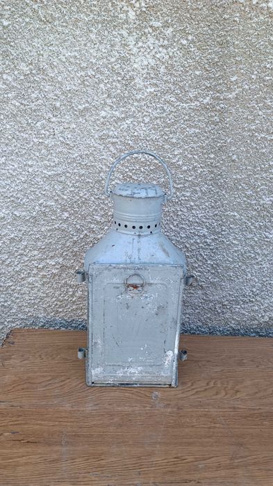 Голям стар нафтов корабен фенер - Made in Poland- 1960 година
