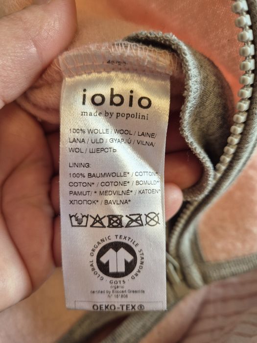 Geaca 100% lana fleece dublata fata 3-6 luni / 1 an