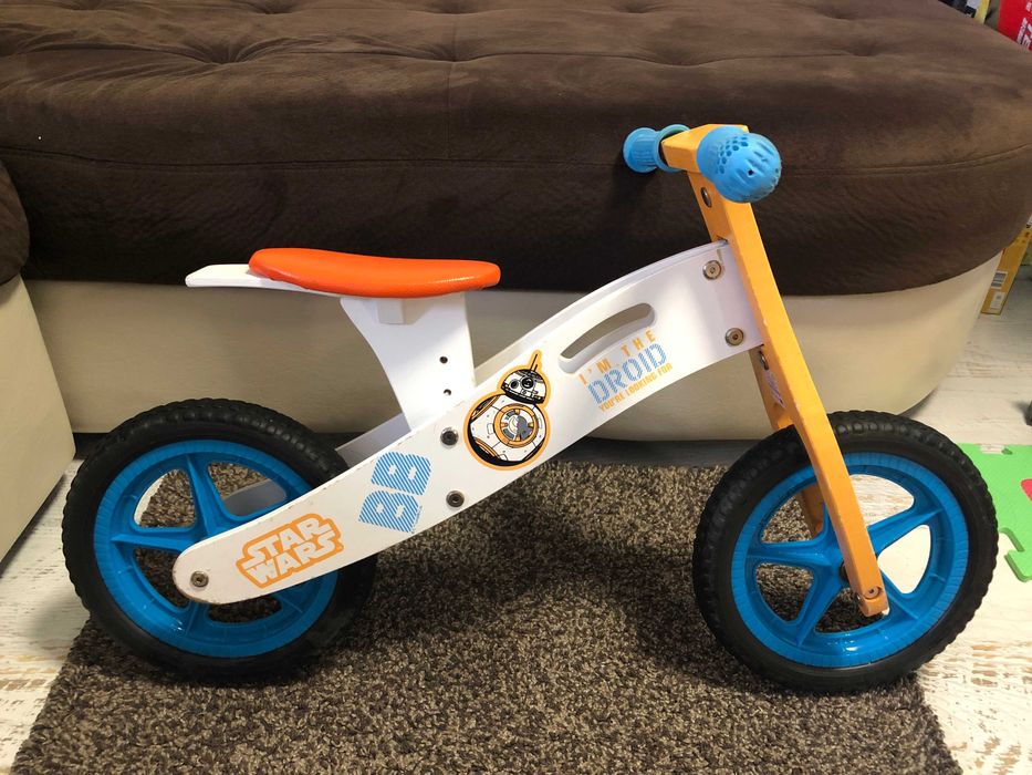 Дървено колело за баланс / Баланс байк STAR WARS BB8