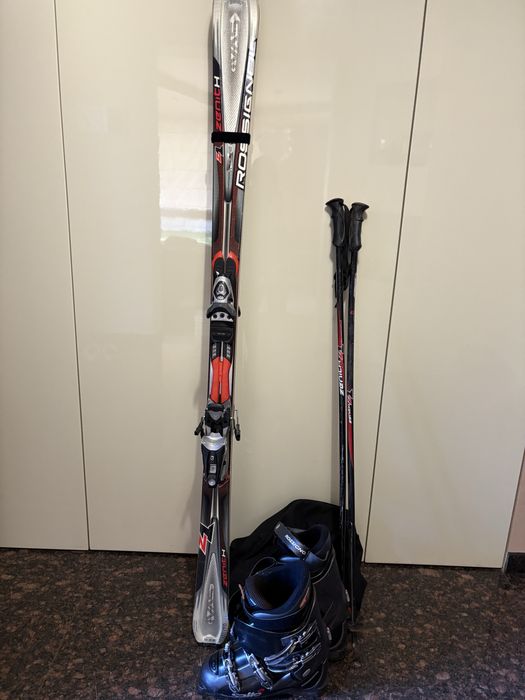 Ски комплект Rossignol Zenith 170 см + обувки + щеки + чанта
