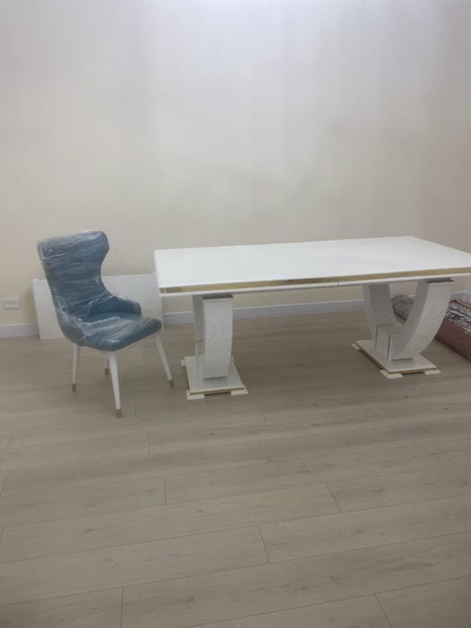 Красивый Комплект стол со стульями 12 шт