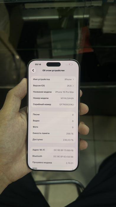 iPhone 16 Pro Max 256gb 100%