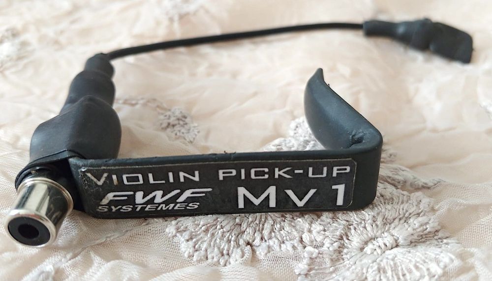 FWFMV1 doza pasiva dublu piezo cu filtru trece sus pt. vioara + cablu