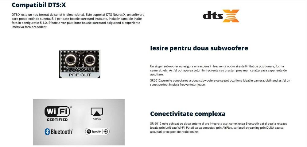 Receiver Audio-video Marantz SR-5012 7.2 - negru