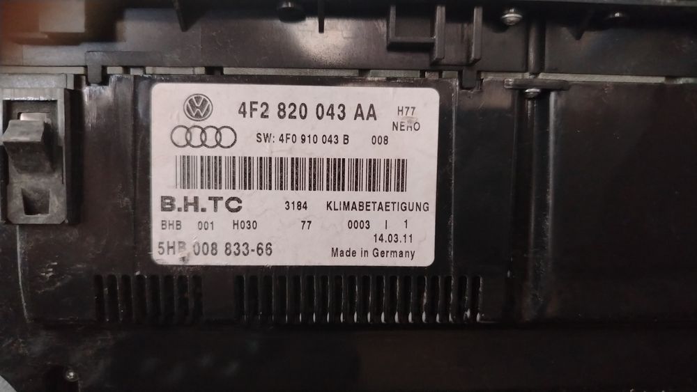 Управление климатик ( климатроник) Ауди а6 ц6 4ф / Audi a6 c6 4f