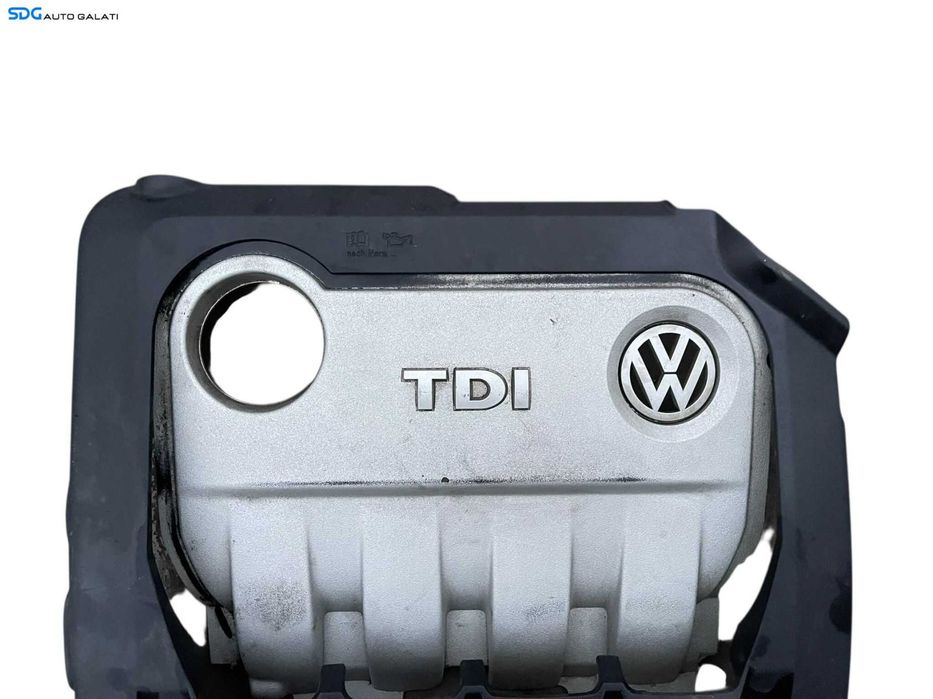 Capac Antifonare Plastic Ornament de pe Motor Audi A3 8P 2.0 TDI BMN 2004 - 2013 Cod 03G103967J 03G103907A [B4743]