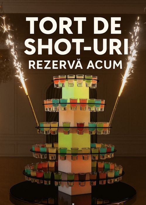 Inchiriez Tort de Shot-uri si Photo Booth selfie 360