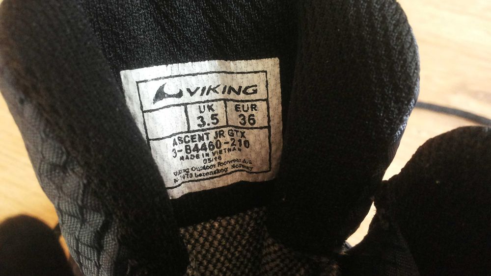 VIKING ASCENT JR GORE-TEX Boots EUR 36 / UK 3,5 детски водонепром- 746