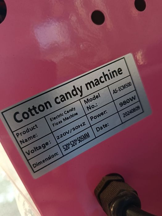 Электрическая машина для сахарной ваты из нержавеющей стали