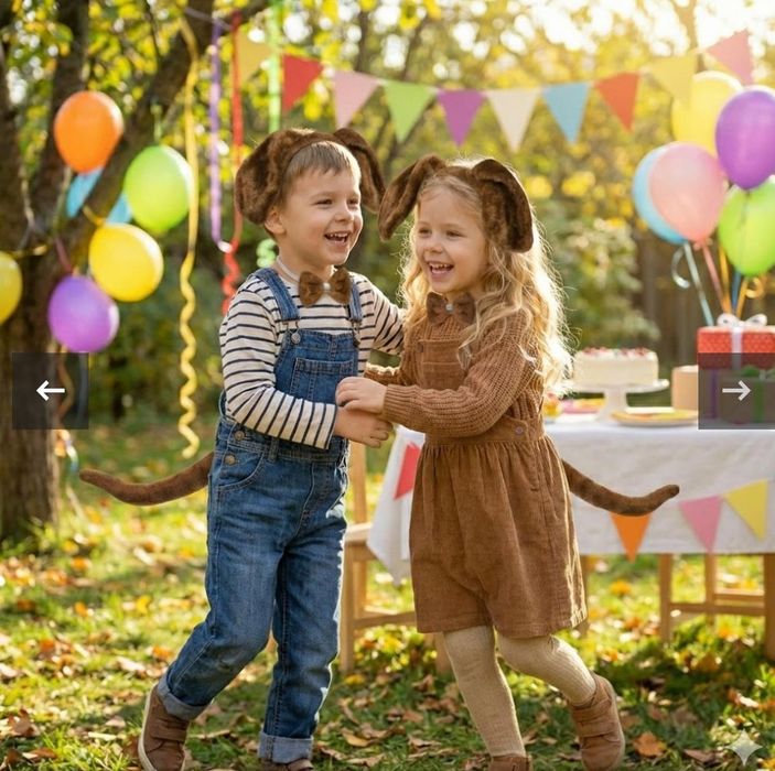 Carnaval Set costum Cățel cu urechi lungi