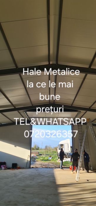 Vand hala metalica 15x35 structura panouri sandwich si alte dimensiuni