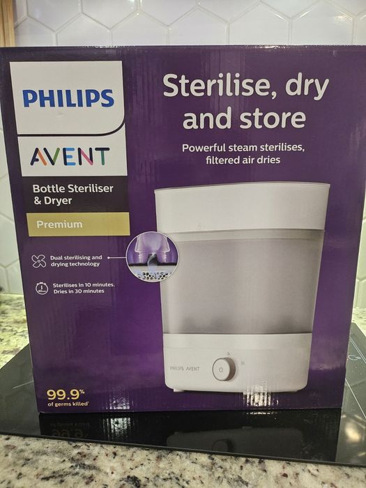 Philips AVENT стерилизатор Premium с функция за изсушаван + подарък
