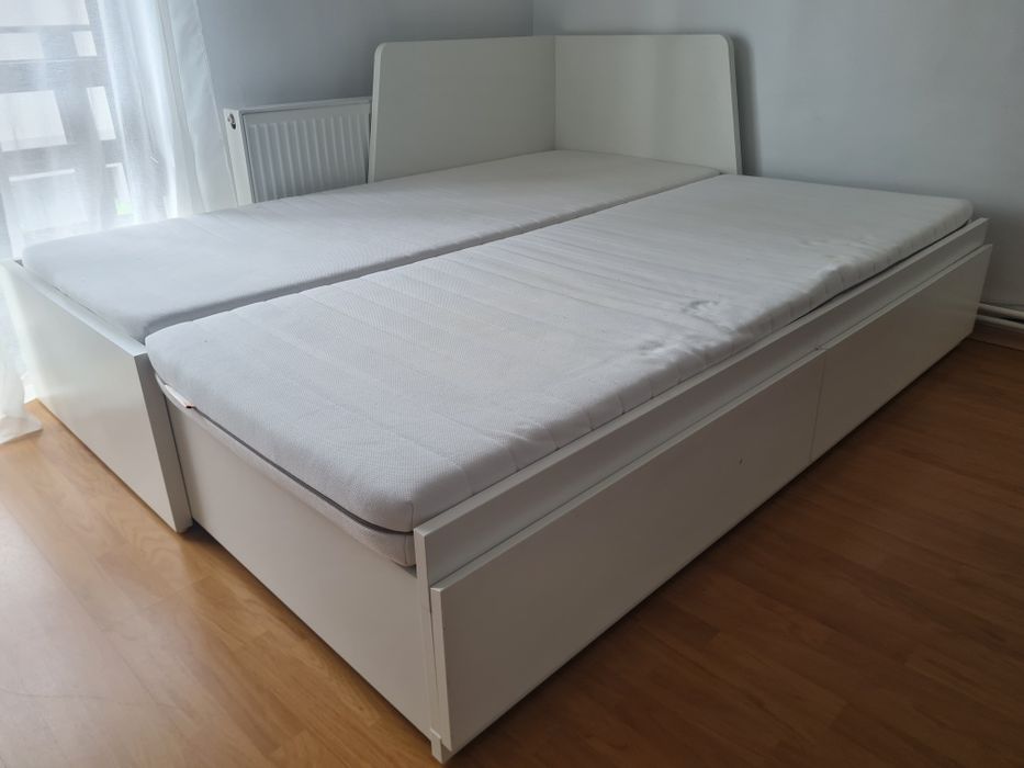 Pat divan alb Ikea