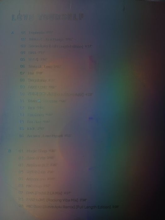 Албум на bts"love yourself:answer"