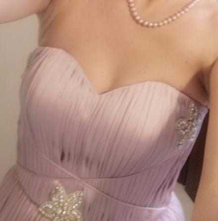 Rochie matase lila
