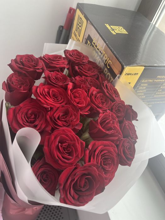 Букет роз 25 штук цена 6000