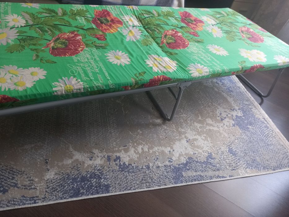 Раскладушка с матрасом