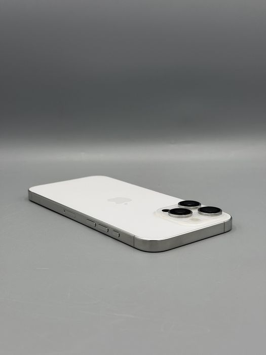 iPhone 16 Pro Max / 256 GB / Baterie 91% / 453 Cicluri / White Titanium / Impecabil / Garantie un an