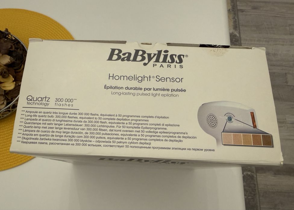 Epilator IPL BaByliss Homelight aproape nou