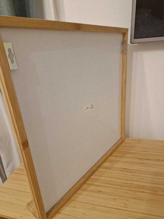 Oglinda bambus Ikea 50x50x9 cm