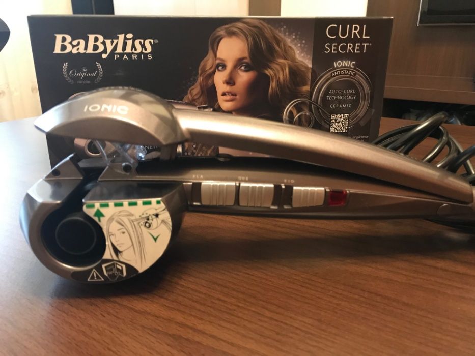 Ondulator Automat Ionic Curl Secret Reversible Silver - BaByliss