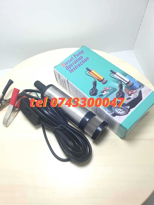 Pompa Submersibila 12 Volti Transfer Intre Butoaie 12 Litri Pe Minut