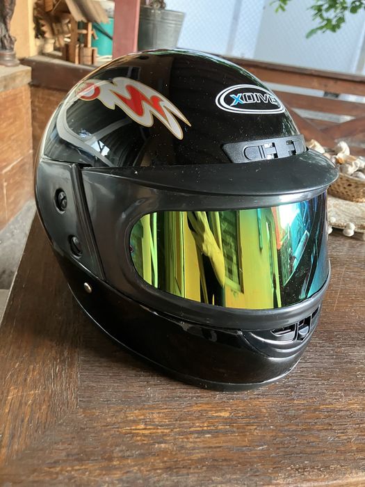 Casca moto noua cu dubla viziera
