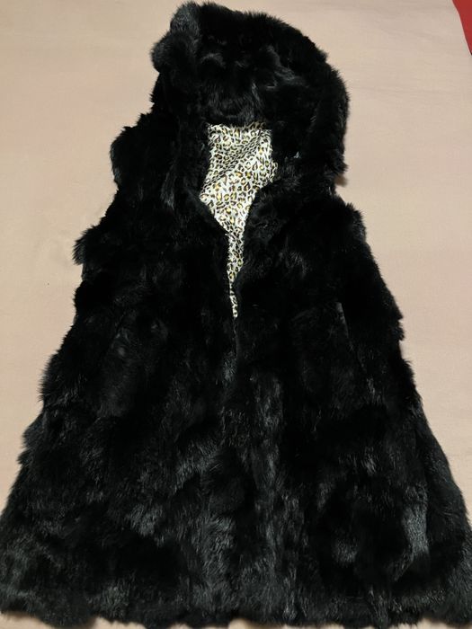 Дълъг елек от естествен косъм