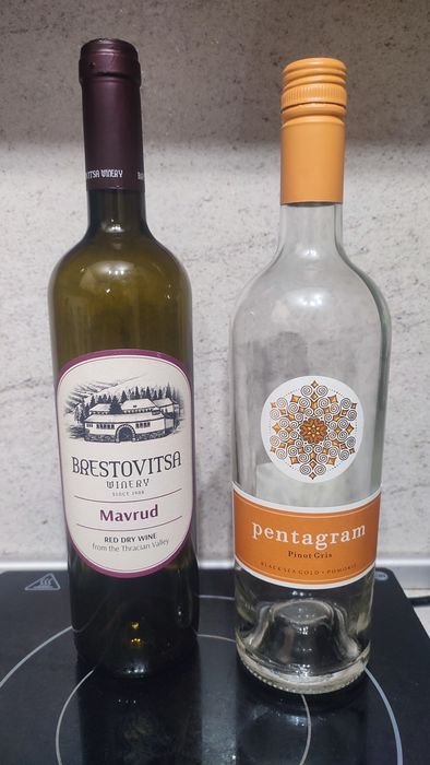 Бутилки от вино - 5бр.