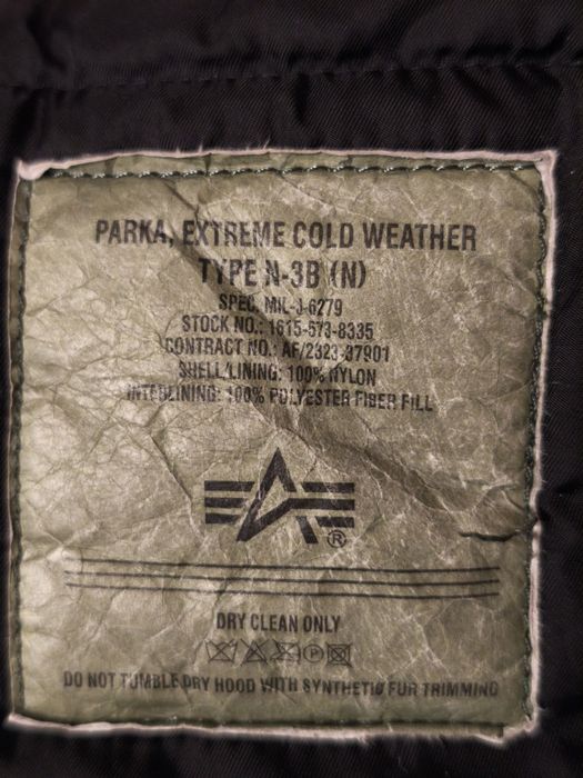 Alpha Industries N-3B мъжка зимна парка
