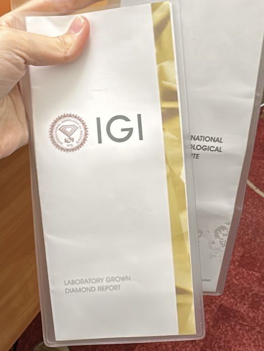 кольцо GRAFF lab брилианты с документами!