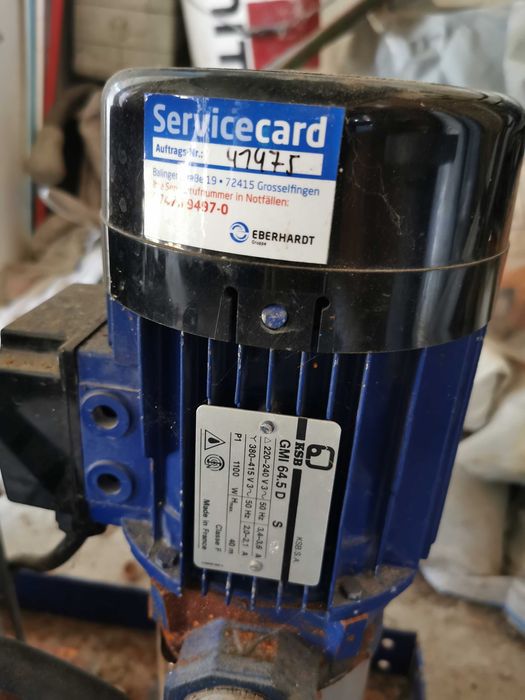 Pompa industriala de apa