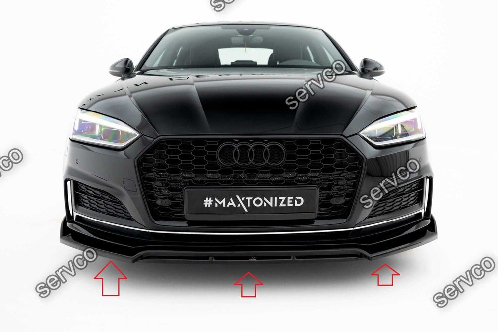 Prelungire bara fata Audi S5 A5 S-Line F5 2017-2019 v17 Maxton Design