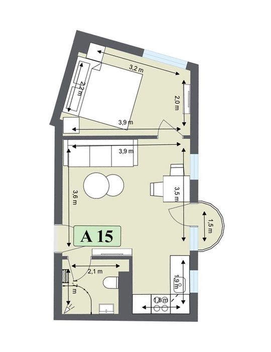 Продава се Двустаен апартамент в Банско - 45 кв.м за 612 €/кв.м - Снимка #8