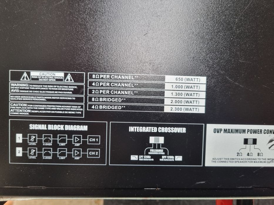 Putere amplificator Nova XPS 2000