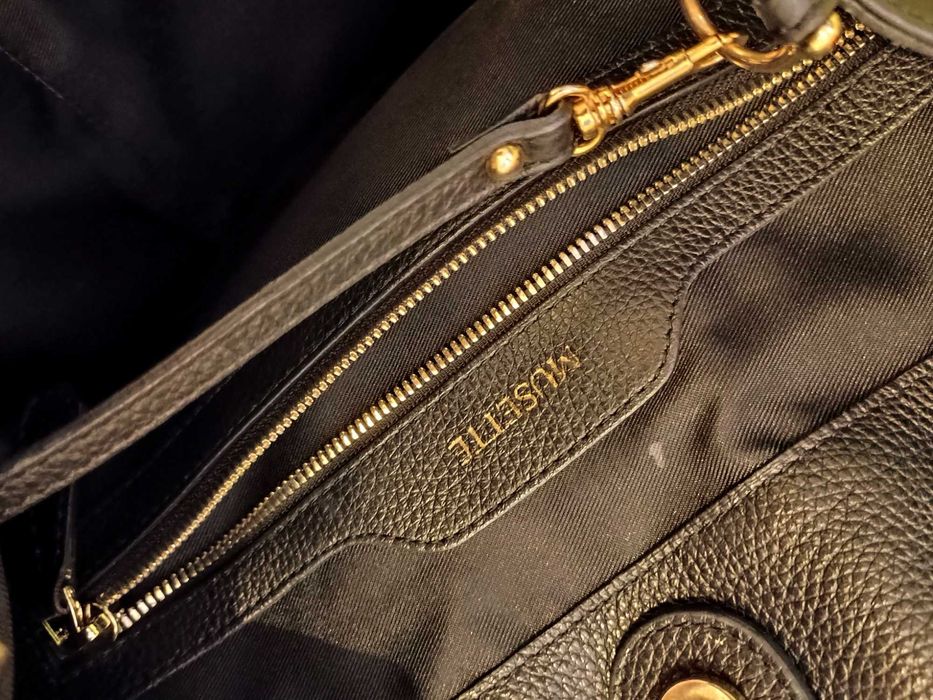 Geanta piele naturala Musette