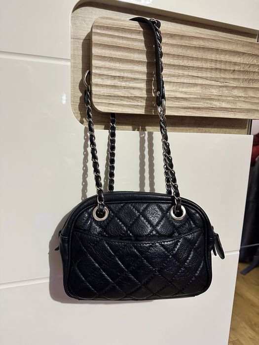 Дамска чанта през рамо от естествена кожа