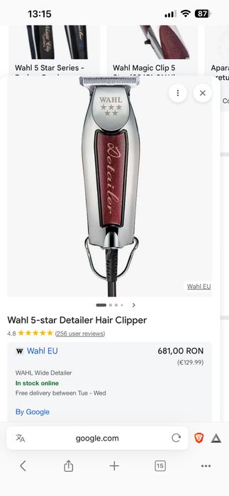 Wahl 5 star dailer hair 9200