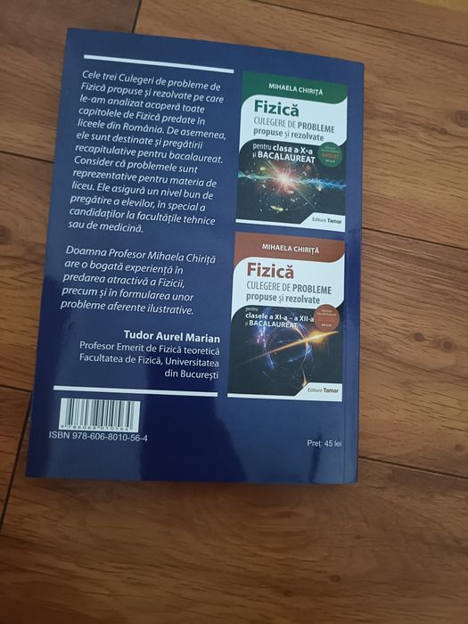 Fizică. Culegere de probleme de bac de Mihaela Chiriță