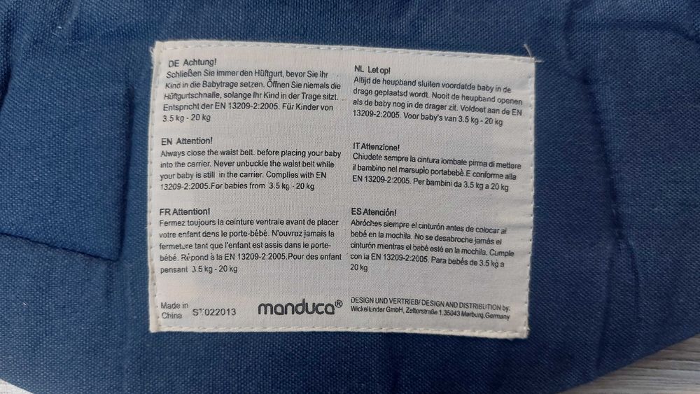 Marsupiu ergonomic Manduca First