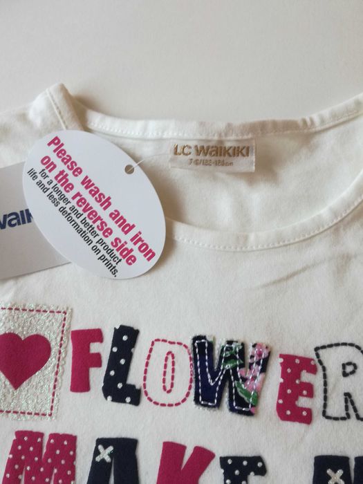 Комплект блузка и клин - 7 год., размер 122 см.