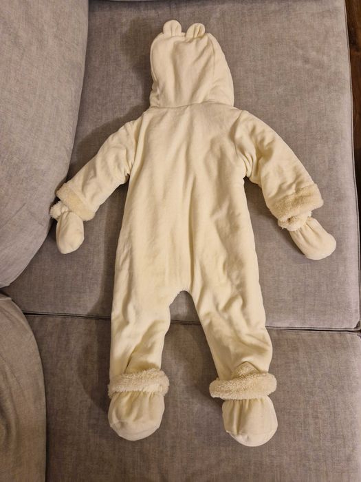 Salopeta îmblănita combinezon pentru copii 6-9  luni