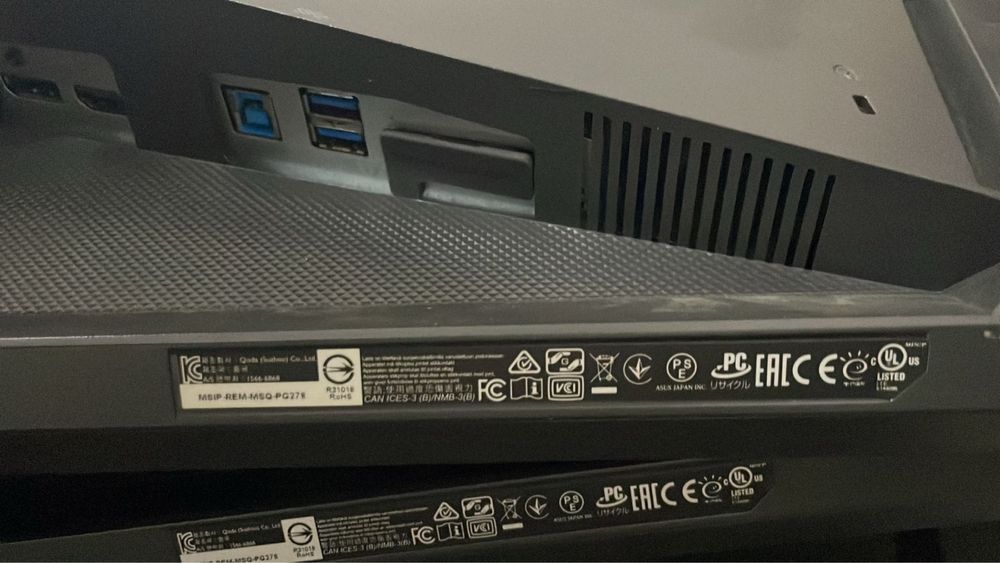 Монитор 27" ASUS ROG Swift PG278QR, Black