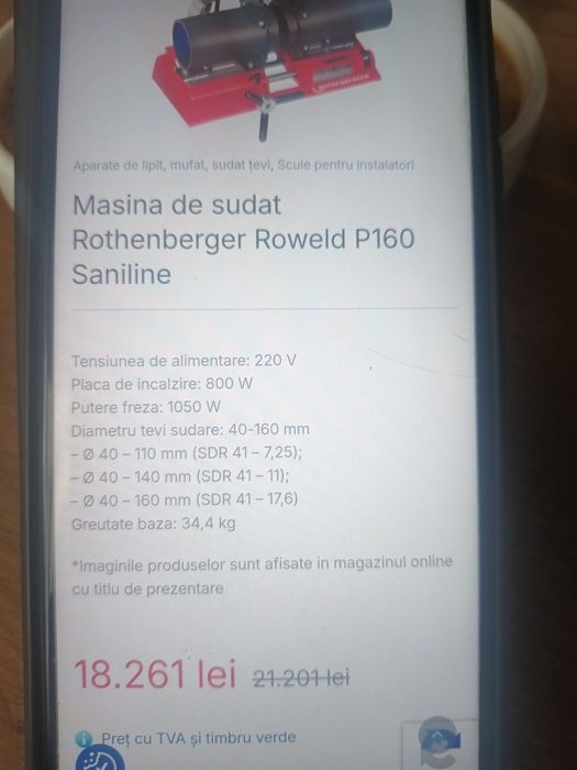 Mașină de sudat țevi PHD cap la cap