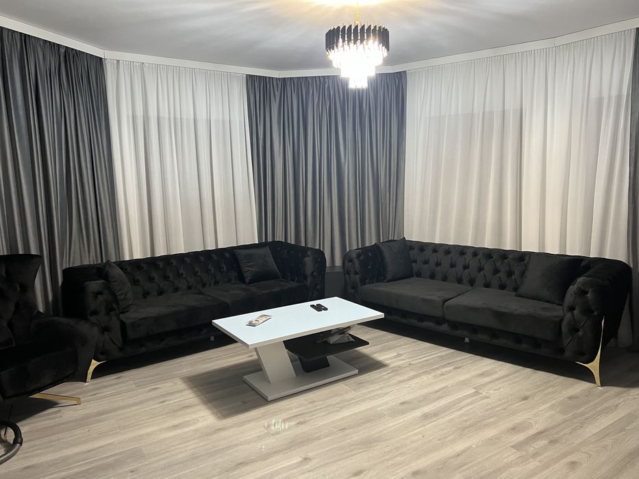 Set 1 canapea catifea cu fotoliu 3.1