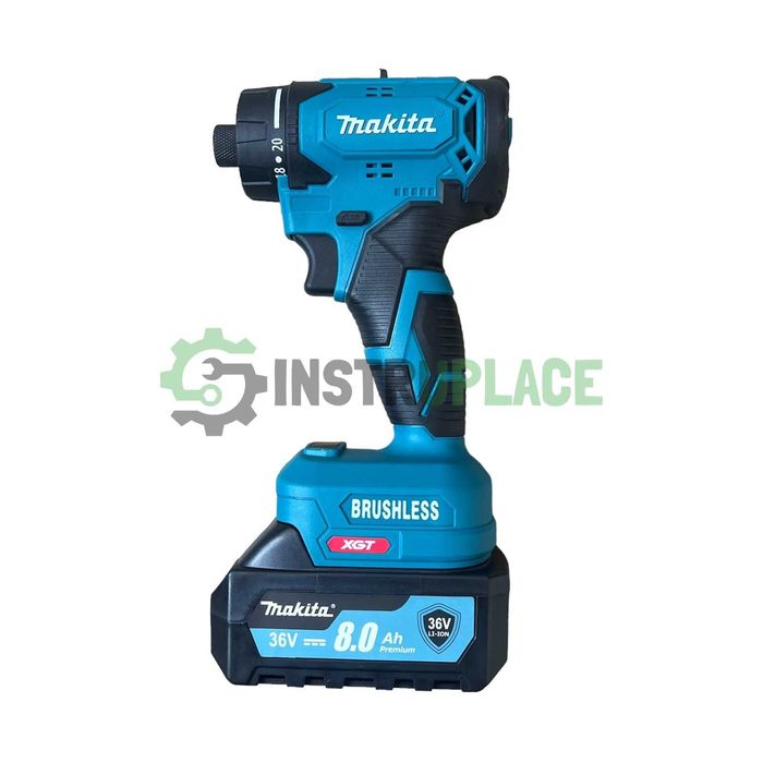 2в1 БЕЗЧЕТКОВ Акумулаторен Ъглошлайф и Импакт Makita 36v 8Ah МАКИТА